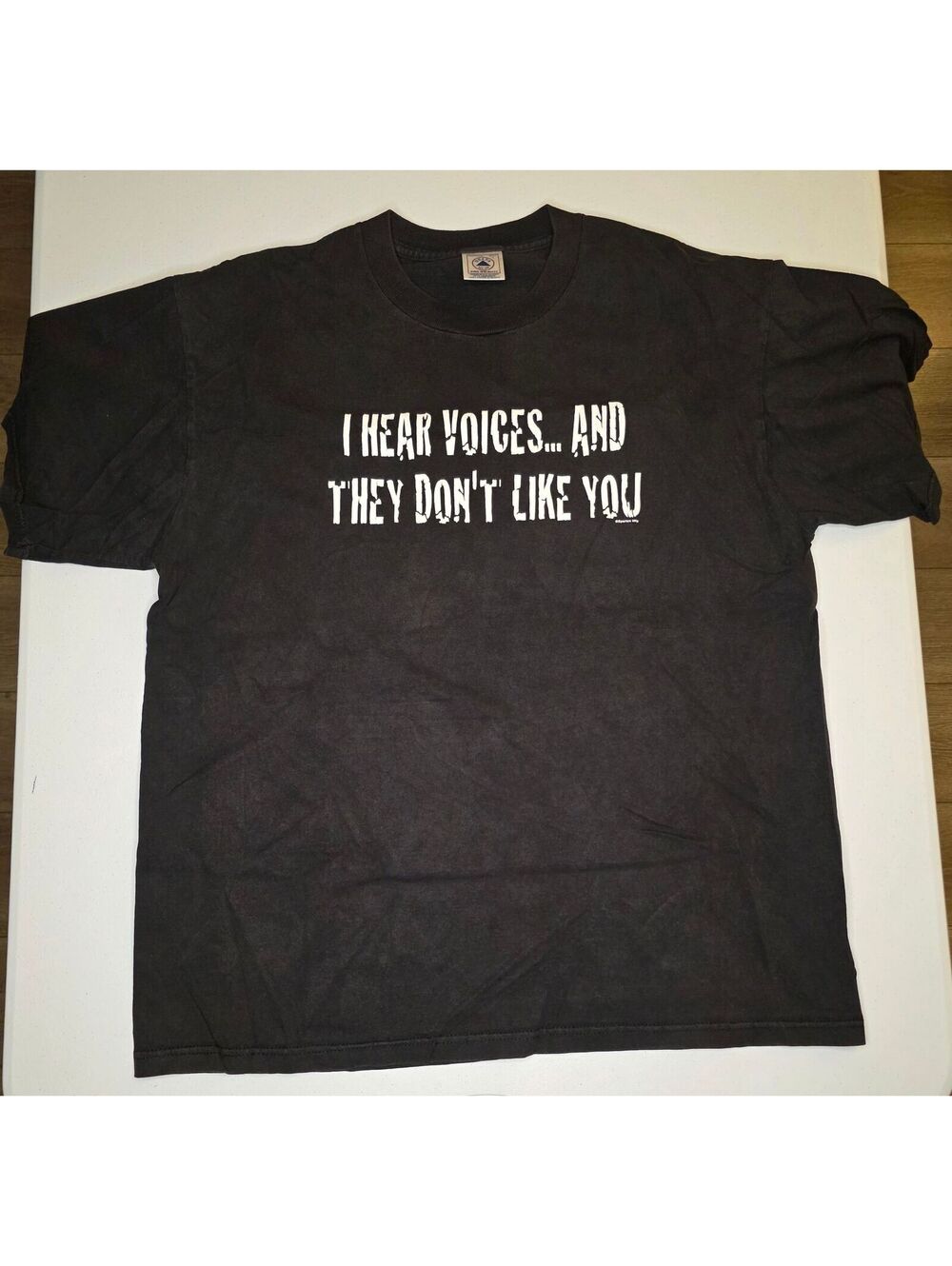 2000s I Hear Voices And They Don't Like You Tee